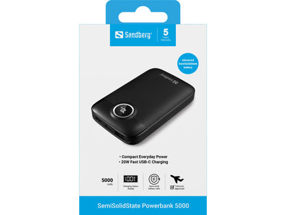 Sandberg SemiSolidState Powerbank 5000