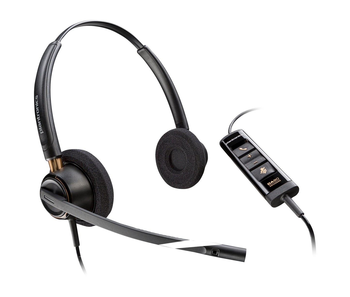 Poly EncorePro 525 Microsoft Teams Certified Stereo with USB-A Headset