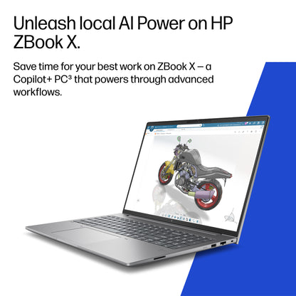 HP ZBook X G2i 16 inch Mobile Workstation PC Wolf Pro Security Edition - Data Science Copilot+ PC Intel Core Ultra 9 386H 40.6 cm (16") WUXGA 32 GB DDR5-SDRAM 1 TB SSD NVIDIA RTX PRO 2000 Blackwell Wi-Fi 7 (802.11be) Windows 11 Pro AI Workstation, AI PC S