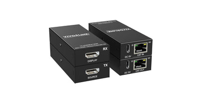 Vivolink VLHDMIEXT60 AV extender AV transmitter & receiver Black