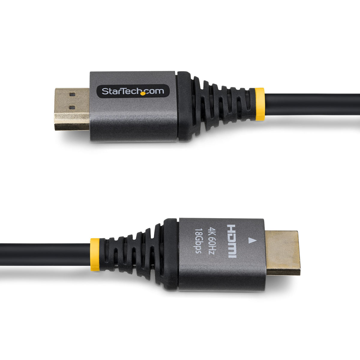 StarTech.com 5ft (1.5m) Premium Certified High Speed HDMI Cable, 4K 60Hz/1440p 144Hz, HDMI 2.0 Cable with HDR10/ARC, 18Gbps, 4K HDMI Cord for Monitor/TV/Display, High-Flex TPE Jacket