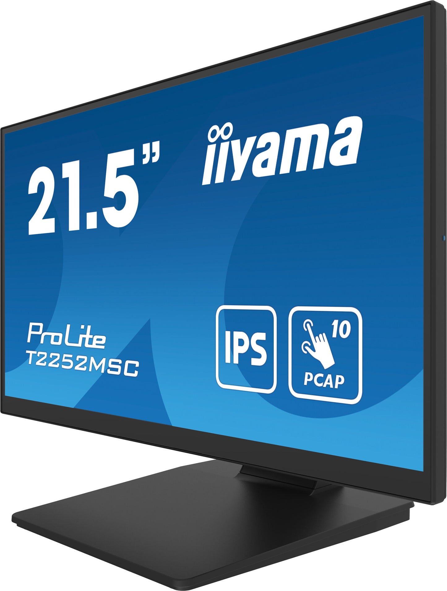 iiyama ProLite T2252MSC-B2 computer monitor 54.6 cm (21.5") 1920 x 1080 pixels Full HD LCD Touchscreen Black