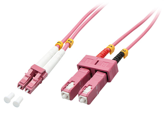 Lindy 46361 InfiniBand/fibre optic cable 2 m LC SC Pink