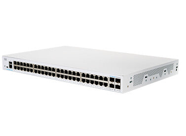 Cisco CBS350-48T-4X-EU network switch Managed L2/L3 Gigabit Ethernet (10/100/1000) Silver