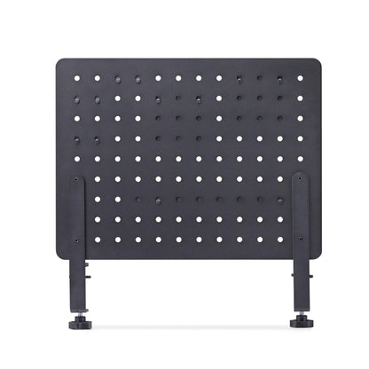 StarTech.com Clamp-On Pegboard with Accessories, 16.5 x 12.5in (42 x 32cm), Steel Pegboard, Desktop Storage Organizer, Desk Mount Peg Board, Black