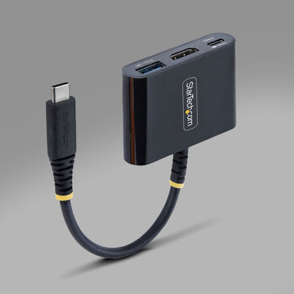 StarTech.com USB-C to HDMI Multiport Adapter with 140W PD Charging, 4K 60Hz HDMI, USB 5Gbps Hub, Mini Dock For MacBook / Dell / Thinkpad / HP / iPad / Tablets