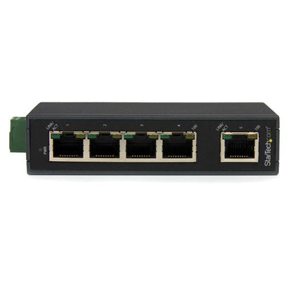 StarTech.com 5-port industrial Ethernet switch - DIN rail mountable