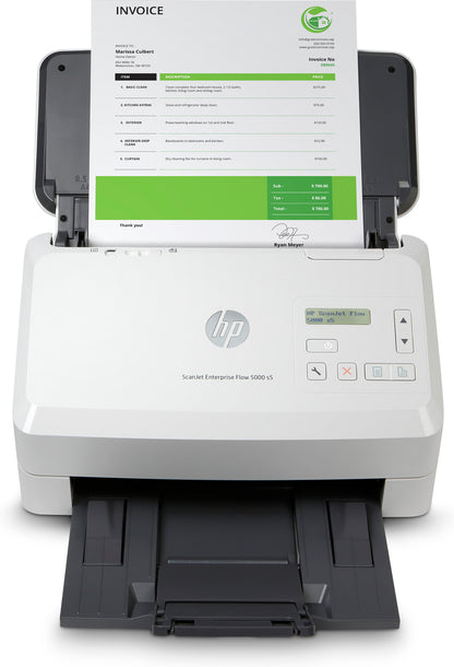 HP Scanjet Enterprise Flow 5000 s5 Sheet-fed scanner 600 x 600 DPI A4 White