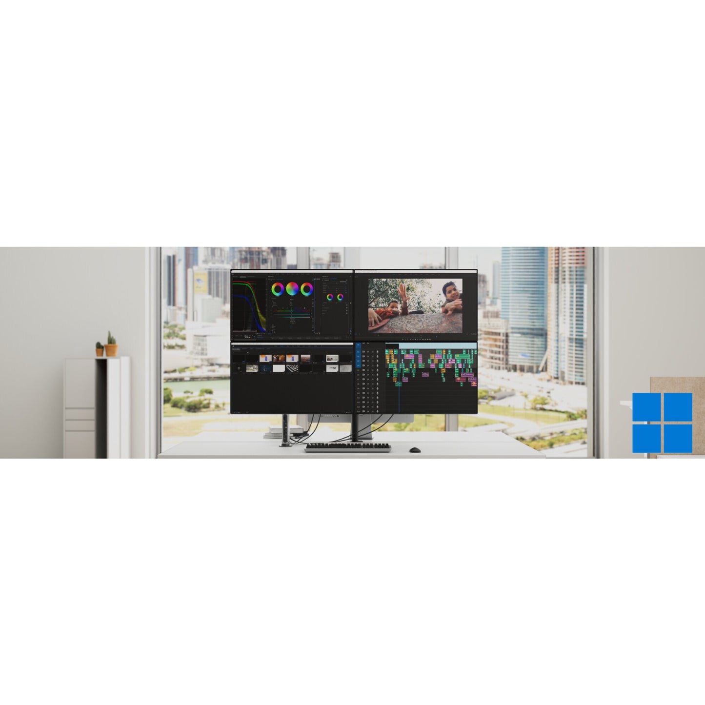 Kensington AD4010T4 Thunderbolt 4 and USB4 Quad Video Docking Station - 98W PD - DP/HDMI - Windows/macOS