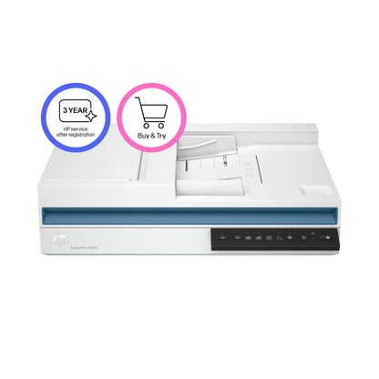 HP ScanJet Pro 2600 f1 Flatbed scanner 1200 x 1200 DPI A4 White