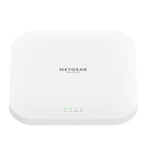 NETGEAR Insight Cloud Managed WiFi 6 AX3600 Dual Band Access Point (WAX620) 3600 Mbit/s White Power over Ethernet (PoE)