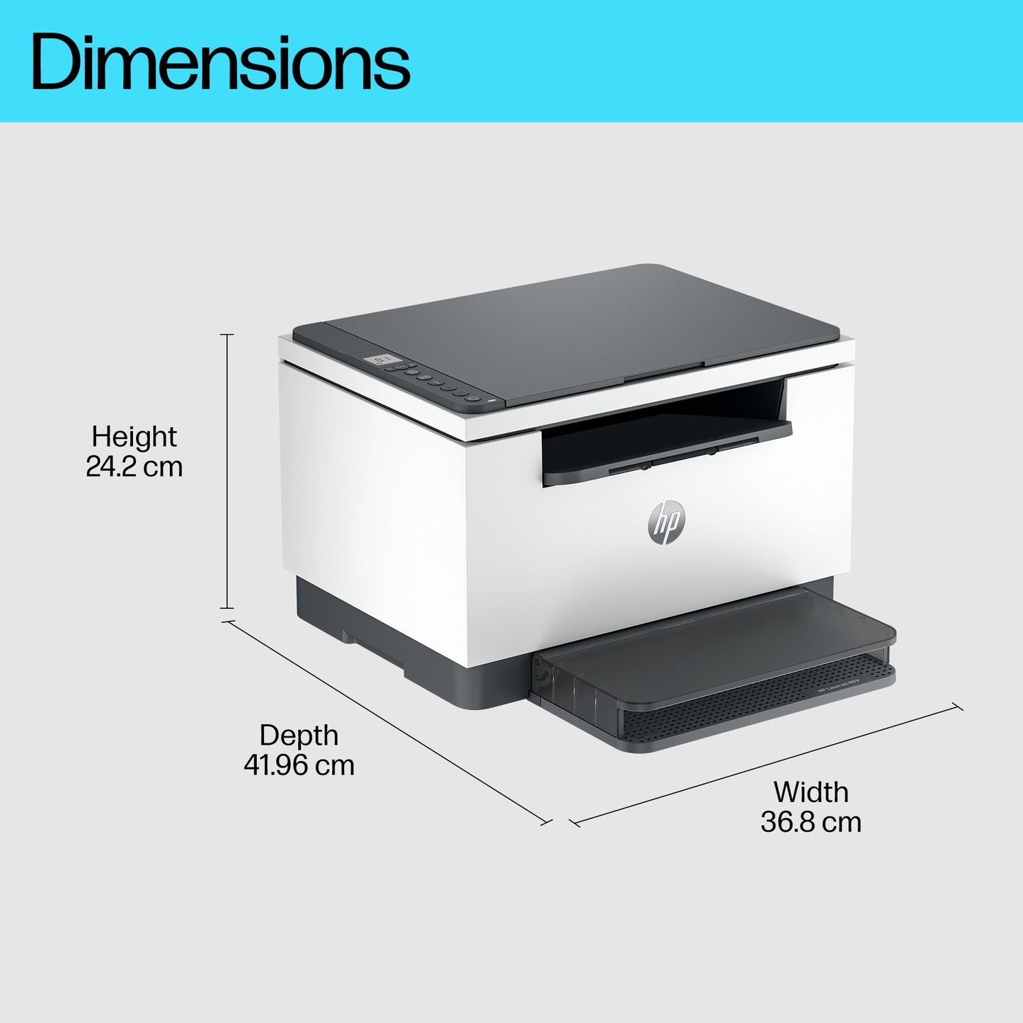HP LaserJet M234d Multifunction Black and white Printer, Copier, Scanner; Duplex