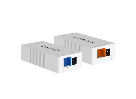Lanview LVN-100MB-POE30W-EXTENDER-800M network extender White 100 Mbit/s