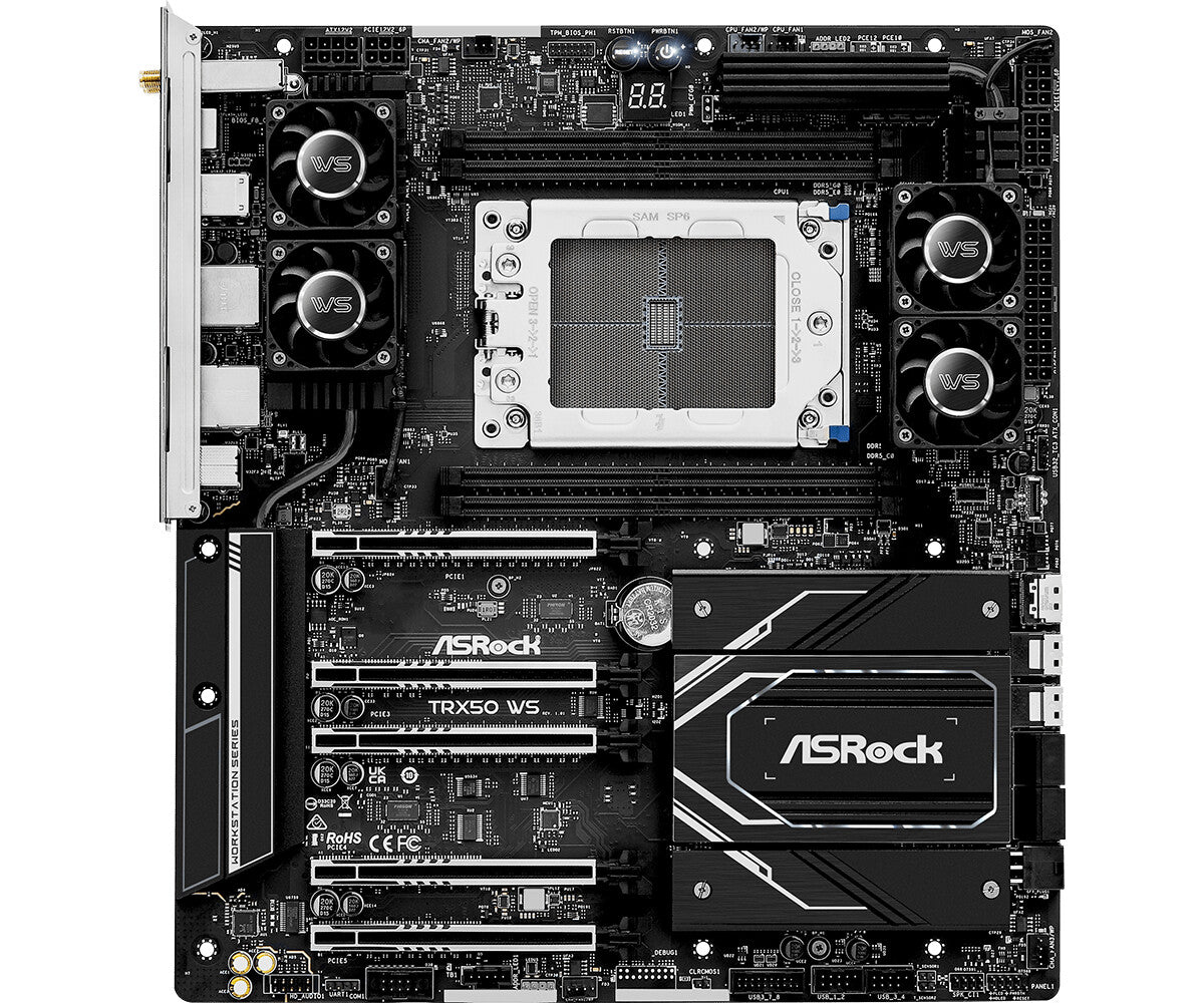 Asrock TRX50 WS AMD TRX50 Socket sTR5 Extended ATX