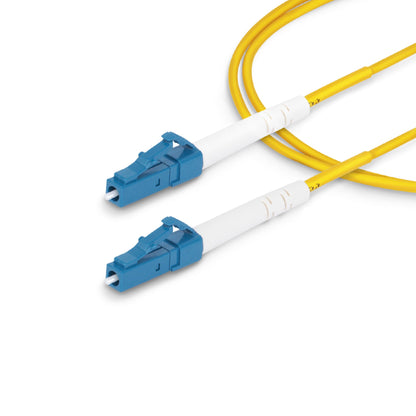 StarTech.com 2m (6.6ft) LC to LC (UPC) OS2 Single Mode Simplex Fiber Optic Cable, 9/125µm, 40G/100G, Bend Insensitive, Low Insertion Loss - LSZH Fiber Jumper Cord