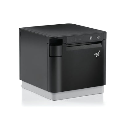 Star Micronics MCP31CI BK E+U, mPOS Receipt Printer - 400mm/s Direct Thermal, 58/80mm paper width, USB-C with Power Delivery for iOS / Android / Windows, Ethernet LAN, USB-A peripheral hub, CloudPRNT Next, Black Case, EU UK, 24VDC PS included