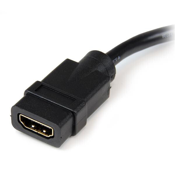 StarTech.com 8in HDMI to DVI-D Video Cable Adapter - HDMI Female to DVI Male