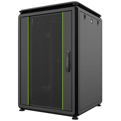 Lanview RDL16U66BL rack cabinet 16U Freestanding rack Black