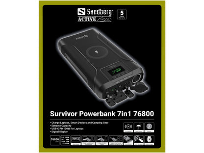 Sandberg Survivor Powerbank 7in1 76800