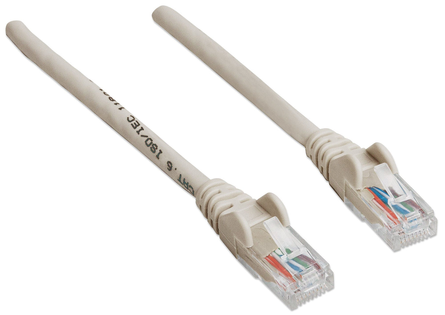 Intellinet Network Patch Cable, Cat6, 20m, Grey, CCA, U/UTP, PVC, RJ45, Gold Plated Contacts, Snagless, Booted, Lifetime Warranty