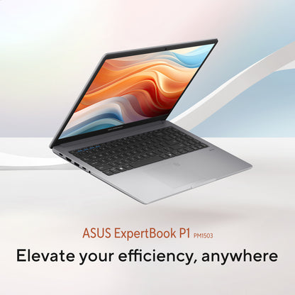 ASUS ExpertBook P1 PM1503CD-715X AMD Ryzen™ 7 170 Laptop 39.6 cm (15.6") Full HD 16 GB DDR5-SDRAM 512 GB SSD Wi-Fi 6 (802.11ax) Windows 11 Pro Grey