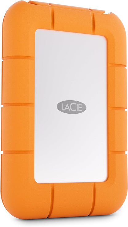 LaCie STMF2000400 external solid state drive 2 TB USB Type-C USB 3.2 Gen 2x2 Grey, Orange