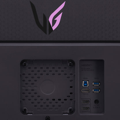 LG 32GR93U-B computer monitor 80 cm (31.5") 3840 x 2160 pixels 4K Ultra HD LCD Black, Grey, Purple