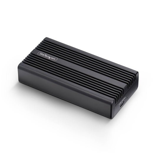 StarTech.com USB4 M.2 NVMe Enclosure, 40Gbps, External USB-C/Thunderbolt NVMe SSD Enclosure, Aluminum Heatsink Case, B+M/M-Key
