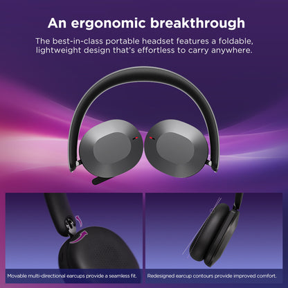 Lenovo 4XD1T60925 headphones/headset Wireless Head-band Office/Call center USB Type-C Bluetooth Grey