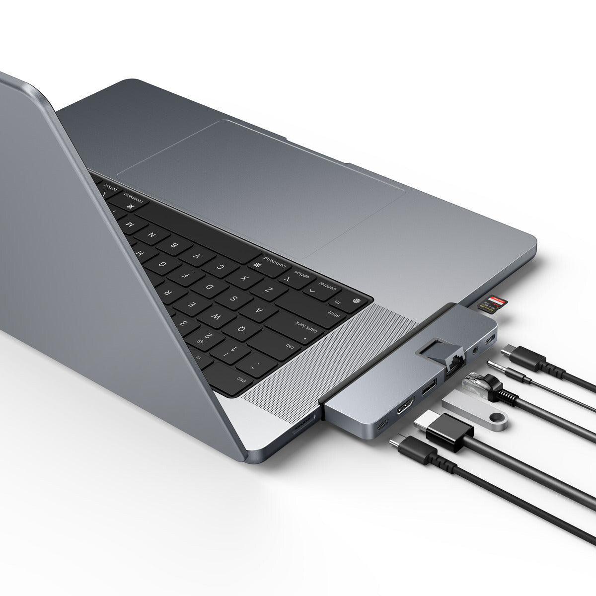 HYPER HD575-GRY-GL laptop dock/port replicator USB 3.2 Gen 1 (3.1 Gen 1) Type-C Grey