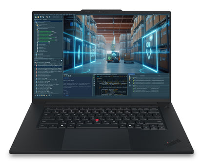 Lenovo ThinkPad P1 Gen 9 Intel Core Ultra 9 386H Mobile workstation 40.6 cm (16") WUXGA 64 GB LPDDR5x-SDRAM 1 TB SSD NVIDIA RTX PRO 2000 Blackwell Wi-Fi 7 (802.11be) Windows 11 Pro Black English