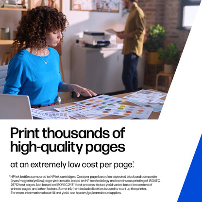 HP GT52 Yellow Original Ink Bottle