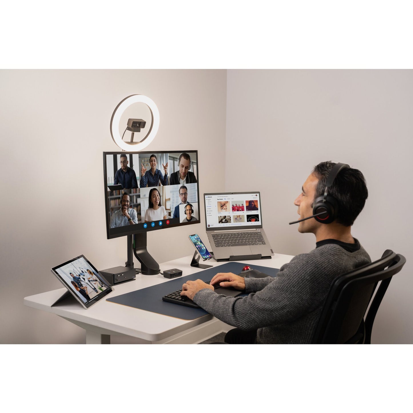 Kensington SmartFit Space-Saving Single Monitor Arm