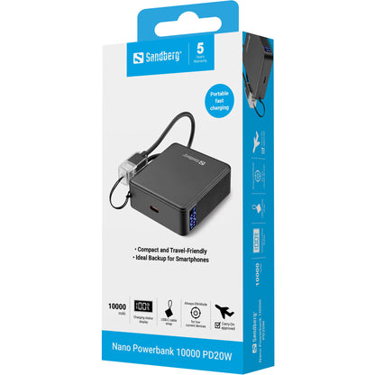Sandberg Nano Powerbank 10000 PD20W