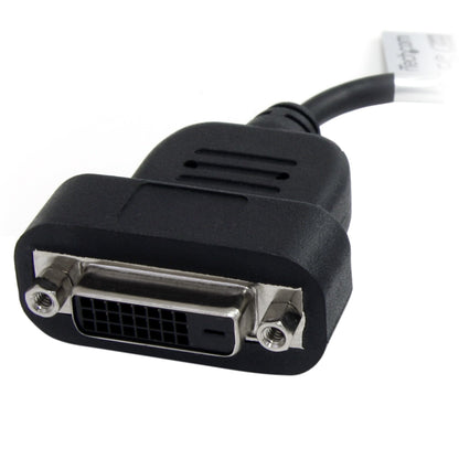 StarTech.com DisplayPort to DVI Adapter - Active DisplayPort to DVI-D Adapter/Video Converter 1080p - DP 1.2 to DVI Monitor Cable Adapter Dongle - DP to DVI Adapter - Latching DP Connector