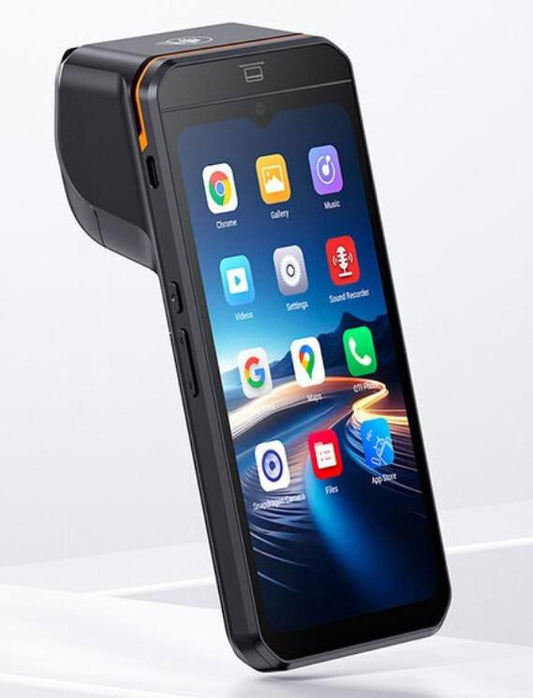 Capture Mako 6.5 Mobile POS Terminal / UIS7861 Octa-core processor / 4GB RAM / 64GB ROM / Android 14 16.5 cm (6.5") 720 x 1600 pixels Black