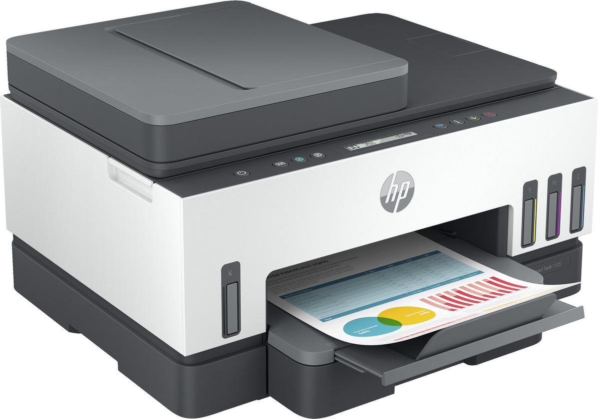 HP Smart Tank 7305 Wireless All-in-One Color Printer, Two-sided printing; Copier, Scanner
