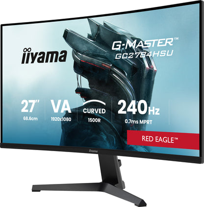 iiyama G-MASTER GC2784HSU-B1 computer monitor 68.6 cm (27") 1920 x 1080 pixels Full HD LCD Black