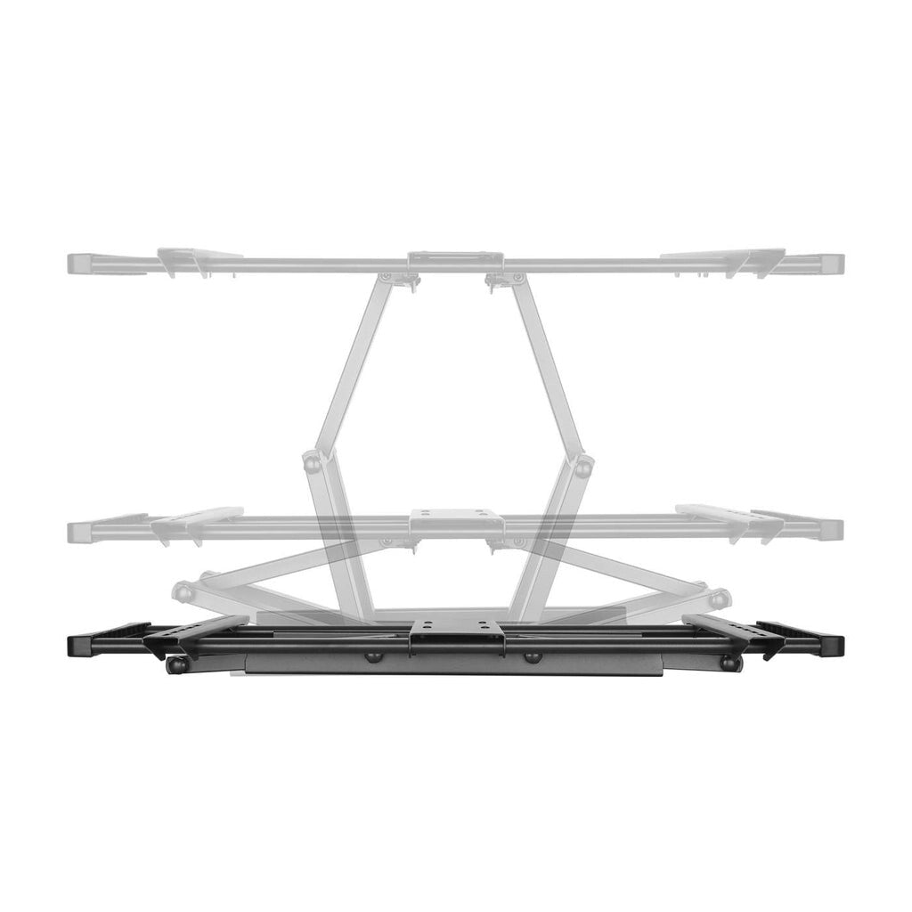 Manhattan Wall Mount for TV & Monitors (Full Motion), For screens 37" to 100", VESA compatibility: all between 200x200mm to 900x600mm - check the dimensions of the four mounting holes on back of screen to ensure it fits, Max 80kg, Black, Bracket, Lifetime