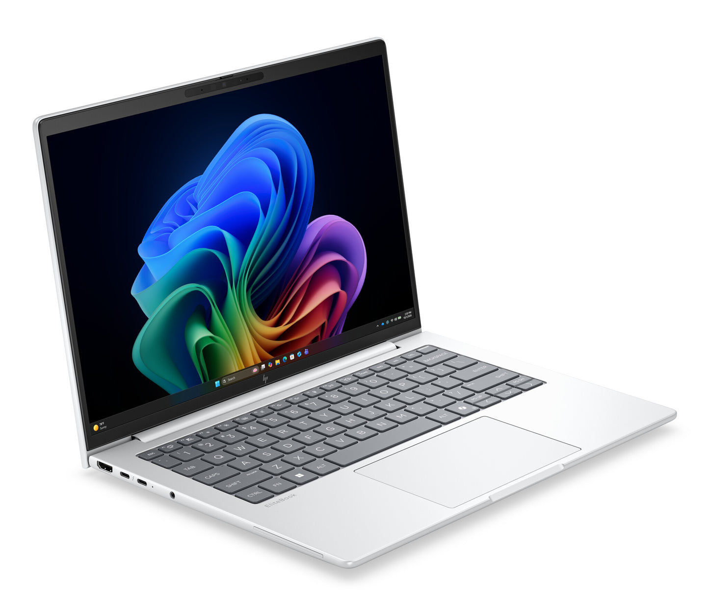 HP EliteBook 8 G2i 14 inch Notebook Next Gen AI PC Wolf Pro Security Edition Copilot+ PC Intel Core Ultra 5 Laptop 35.6 cm (14") WUXGA 32 GB LPDDR5x-SDRAM 512 GB SSD Wi-Fi 7 (802.11be) Windows 11 Pro Silver