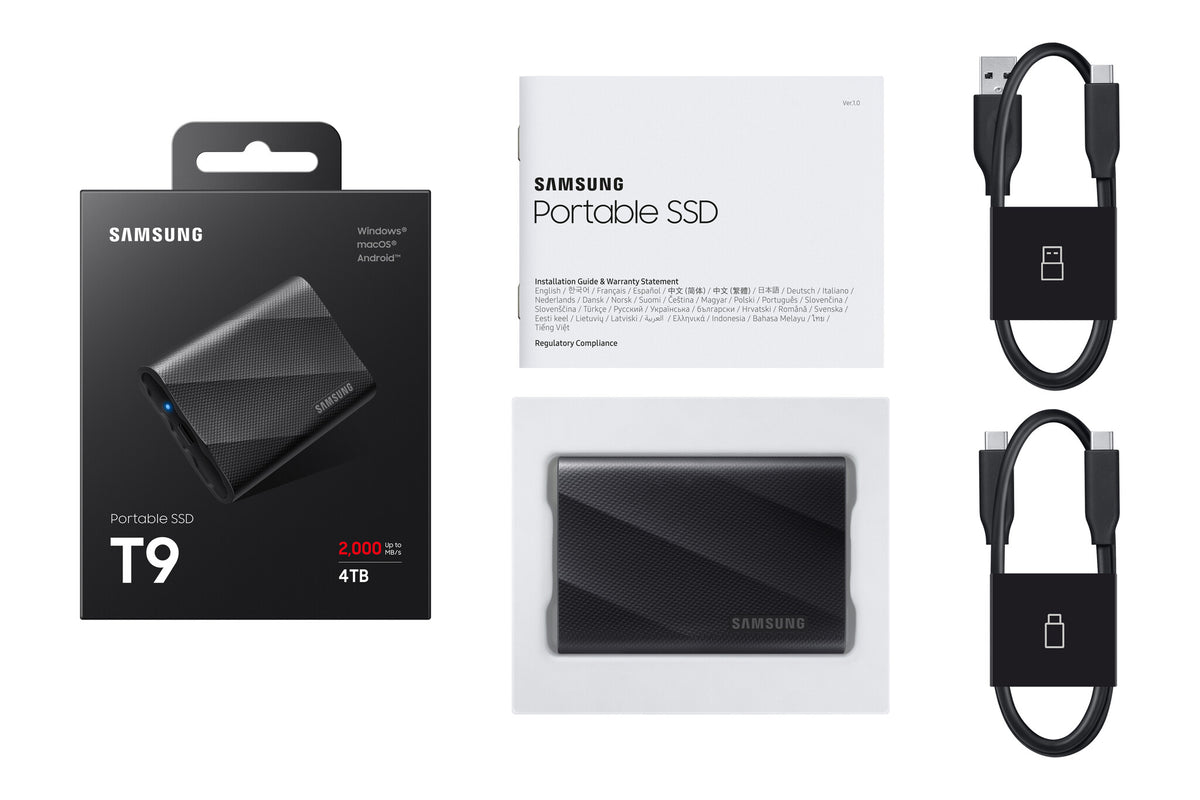 Samsung MU-PG4T0B 4 TB USB Type-C USB 3.2 Gen 2x2 Black