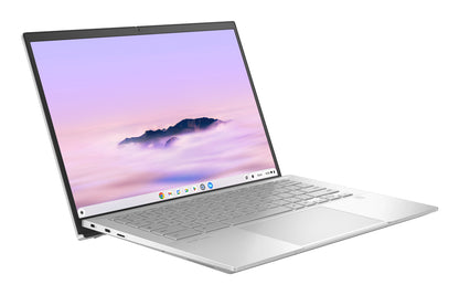 ASUS Chromebook Plus Enterprise CB54 CB5403CMA-QM0909 Intel Core Ultra 5 115U 35.6 cm (14") Touchscreen WQXGA 16 GB LPDDR5x-SDRAM 256 GB SSD Wi-Fi 6E (802.11ax) ChromeOS Silver