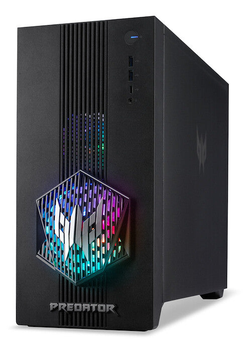 Acer Predator PO3-665 Gaming Desktop - Intel Core i5-14400F, 16GB RAM, 512GB SSD, NVIDIA GeForce RTX 5070, Windows 11, Black