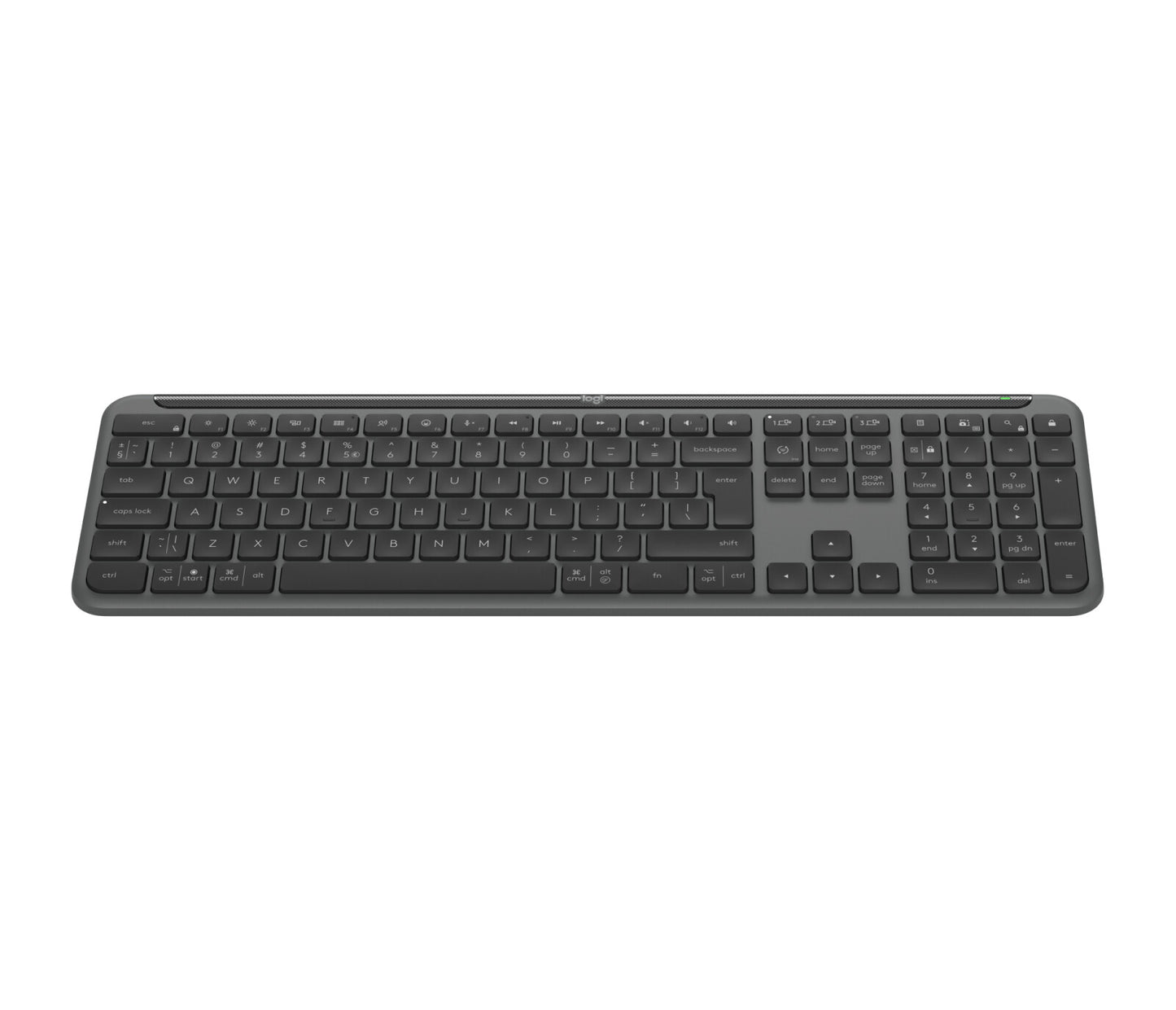 Logitech Signature Slim K950 keyboard Office RF Wireless + Bluetooth QWERTY US International Graphite