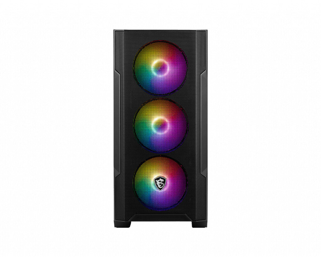 MSI MAG Forge M100A Micro Tower Black, Transparent