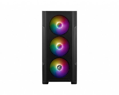 MSI MAG Forge M100A Micro Tower Black, Transparent
