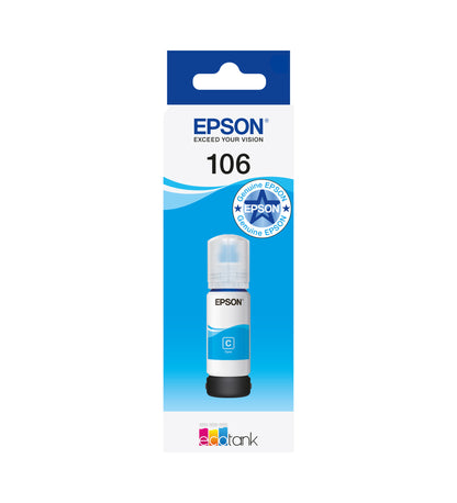 Epson 106 EcoTank Cyan Ink Bottle