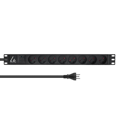Lanview LVR-2MDK-SPD-DK8 power distribution unit (PDU) 8 AC outlet(s) 1U