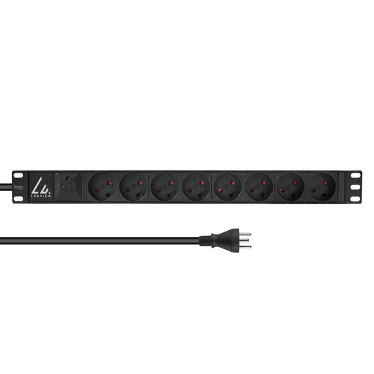 Lanview LVR-2MDK-SPD-DK8 power distribution unit (PDU) 8 AC outlet(s) 1U