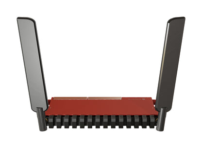 Mikrotik L009UiGS-2HaxD-IN wireless router Gigabit Ethernet Single-band (2.4 GHz) Red
